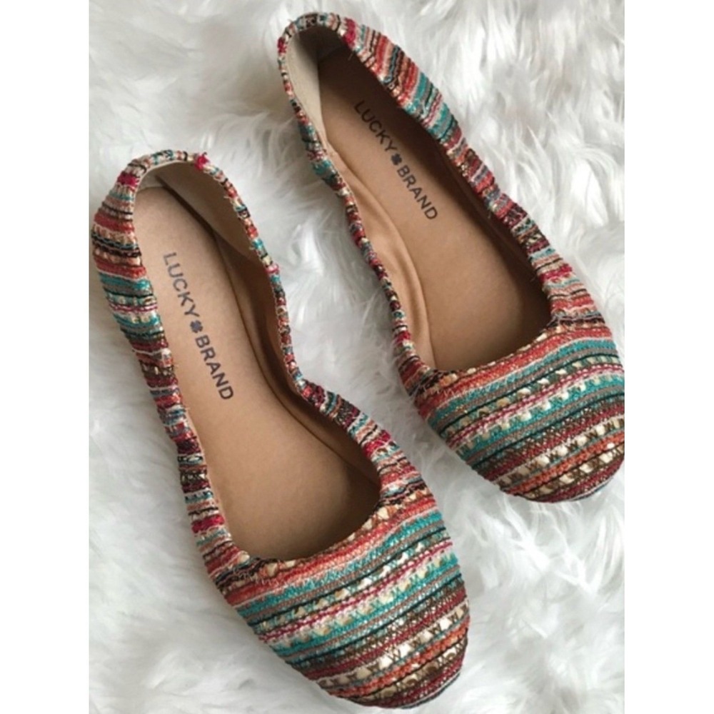Lucky Brand Sequin Emmie Flats